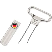 Westmark Korkenzieher Ent- und Verkorker Ah-So Silber/Edelmattiert