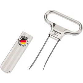 Westmark Korkenzieher Ent- und Verkorker Ah-So Silber/Edelmattiert