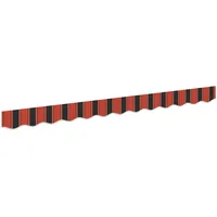 VidaXL Markisenverkleidung für 2,5 m Rahmen Mehrfarben 2,3x0,2 m