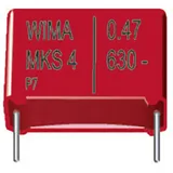 WIMA MKS 4 6,8uF 5% 50V RM10 1 St. MKS-Folienkondensator radial bedrahtet 6.8 μF 50 V/DC 5 % 10 mm