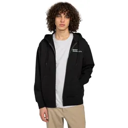 Hoodie ELEMENT "Supplier", Herren, Gr. M, flint schwarz, 50% Baumwolle, 30% Baumwolle, 20% Polyester, Sweatshirts