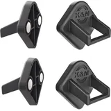 K&M Tablet-PC Magnethalter für Notenpult Schwarz