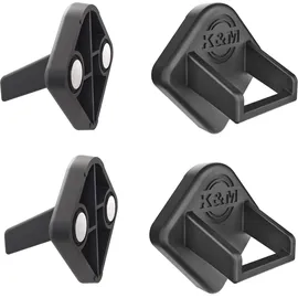 K&M Tablet-PC Magnethalter für Notenpult Schwarz