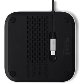 Satechi Stand Hub Mac Mini M4 SSD Enclosure Silber