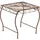 CLP Zarina Gartentisch 50 x 45 x  cm Antik Braun