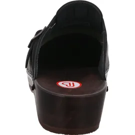 Berkemann Riemen-Toeffler Clogs Schwarz - Gr.: 40,5