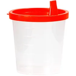 Urinbecher mit Schnappdeckel