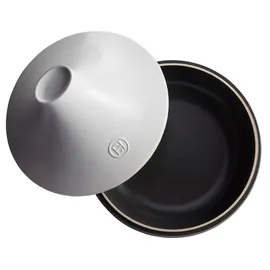 Emile Henry Delight Tajine 33 cm schwarz/weiß