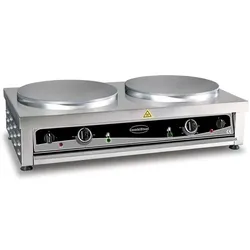 CombiSteel Crêpes Gerät, 2 Platten