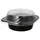 Papstar Mehrweg Suppenschale 500 ml 12 St. Schwarz