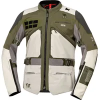IXS Venture-Air 1.0, Textiljacke - Hellgrau/Oliv/Grau - M