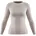 Compression Shirt Long Sleeve Silber grau S