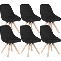 Woltu BH359sz-6 Restaurant- & Esszimmer-Stuhl