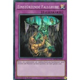 MP18-DE085 - Einstürzende Fallgrube - Super Rare - DE - im Set mit Ultrapro Toploader - Yugioh