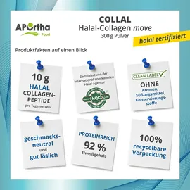 APOrtha Collal® Halal-Collagen - move 300 g Pulver