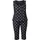 Ulla Popken Jumpsuit schwarz | weiß L-XLxRegular