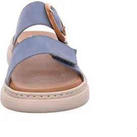 Rieker Bequeme Pantoletten für Damen, blau, Größe 43 EU