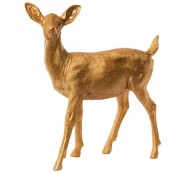 Goldenes Reh 70 cm - Anderes Amadeus-Harz 62x29.19 cm