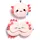 relaxeazzz Adoramals Maddie der Axolotl Reisekissen 40 x 30 cm Mehrfarbig