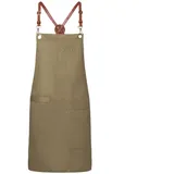 KARLOWSKY Latzschürze Urban X-Style 68 x 80 cm LS 25 - khaki