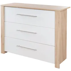 roba Wickelkommode »Malo« - 112x75,5x98cm - braun - Holz / Metall