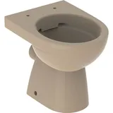 Geberit Renova Stand-WC Tiefspüler, Abgang horizontal, teilgeschlossene Form, Rimfree bahamabeige