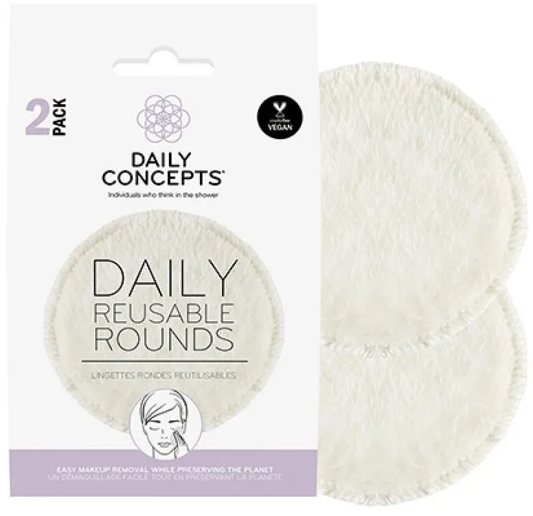 Daily Concepts Cotton Wiederverwendbare Baumwolltampons 2 Stück
