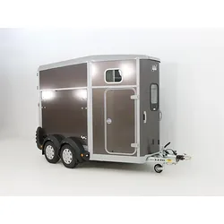 Ifor Williams Pferdeanhänger HB506|Sattelkammer|anthrazit