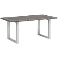 Woodkings Esstisch Bullwer Grau silberfarben 230x100 cm - Grau