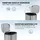 Kitchen Move Küchenabfalleimer 50 l Silber