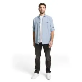 Tom Tailor Langarmhemd Blau L