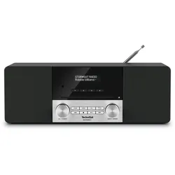 TechniSat Digital 3 Radio Persönlich Schwarz, Silber