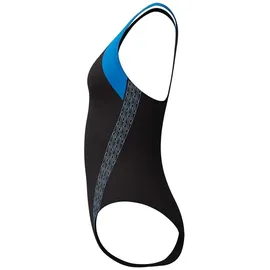 Speedo Hyperboom Splice Laneback Badeanzug lagoon blue - UK 32