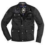 John Doe HolyFreedom Explorer Motorrad Textiljacke, schwarz, Größe für Männer