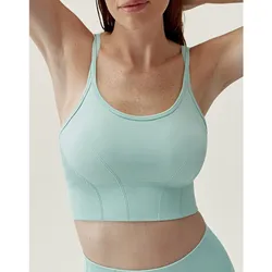 Sureya Born Living Yoga Damen-Sport-BH mit mittlerem Halt One Size