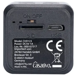 casativo Micro-IP-Kamera Schwarz