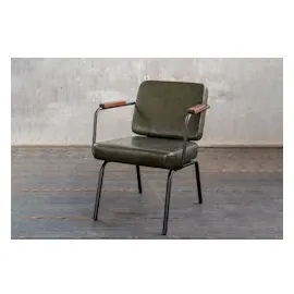 KAWOLA Esszimmerstuhl VISU Stuhl Kunstleder grün