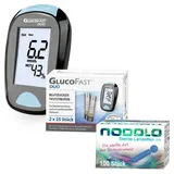 Glucofast Duo Blutzuckermessgerät Kombiset mit Teststreifen und Lanzetten (mg/dL) 1 St