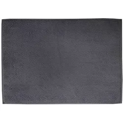 Badematte FRAMSOHN FROTTIER "Ocean Bio", grau (graphit), H:12mm, Baumwolle, Badematten, hergestellte Badematte auch Österreich, aus Bio Baumwolle