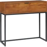 Homcom Konsolentisch mit Schublade 80x30x76 cm braun
