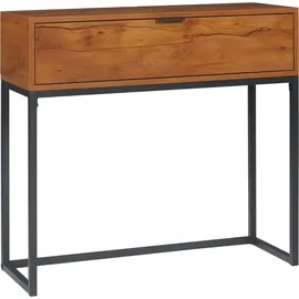 Homcom Konsolentisch mit Schublade 80x30x76 cm braun