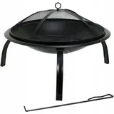 TRIZERATOP Feuerschale Ø 56 cm Schwarz
