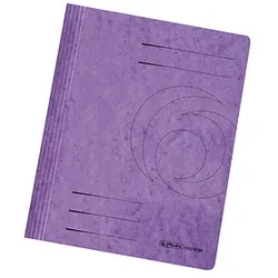 herlitz Schnellhefter Quality Karton violett DIN A4