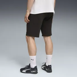 Puma Sporthose "AC Milan FtblEssentials Shorts Herren", Gr. L, Normalgrößen, schwarz for all time rot, Obermaterial: 32% Polyester, 68% Baumwolle. Tasche – Oben: 100% Baumwolle, regular fit, Hosen Sporthose