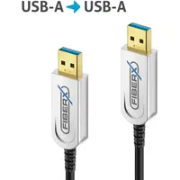 FIBERX Serie - USB 3.1 Glasfaser Kabel - USB-A