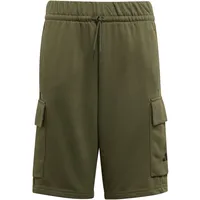 Adidas Kinder Essentials Cargo Shorts, Olive strata/Black, 13-14 Years