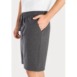 KangaROOS Sweatshorts "kurze Jogginghose", Herren, Gr. 60/62 (XXL), N-Gr, grau (anthrazit), Sweatware, Obermaterial: 60% Baumwolle, 40% Polyester, unifarben, Basic, lässig geschnitten kniefrei, Hosen Sweatshorts, aus weicher Sweatware mit Kordel, Topseller