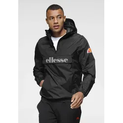 Windbreaker ELLESSE "ACERA OH JACKET", Herren, Gr. L, schwarz, Obermaterial: 100% Polyamid, sportlich, Basic schmal hüftlang, hoch geschlossener Ausschnitt, Langarm Bündchen mit Gummizug, Jacken