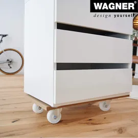 Wagner System GmbH WAGNER Transporthilfe MDF - 57,5 x 30 x 10 cm, Rollen Ø 75 mm, Tragkraft 200 kg, MDF 18 mm - 20112101