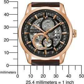 BULOVA Sutton Automatik Braun 97A169